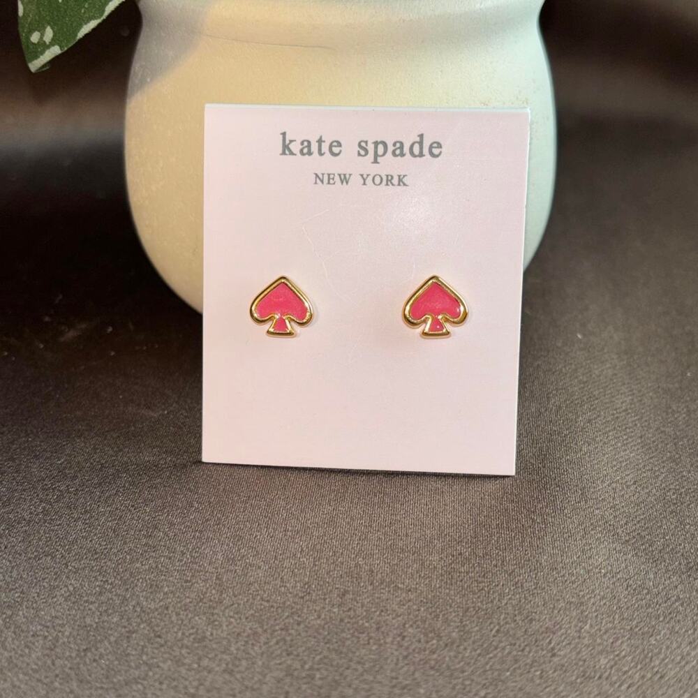💚 Kate spade new york pink spade earrings new